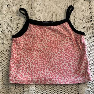 Brandy Melville cheetah print top